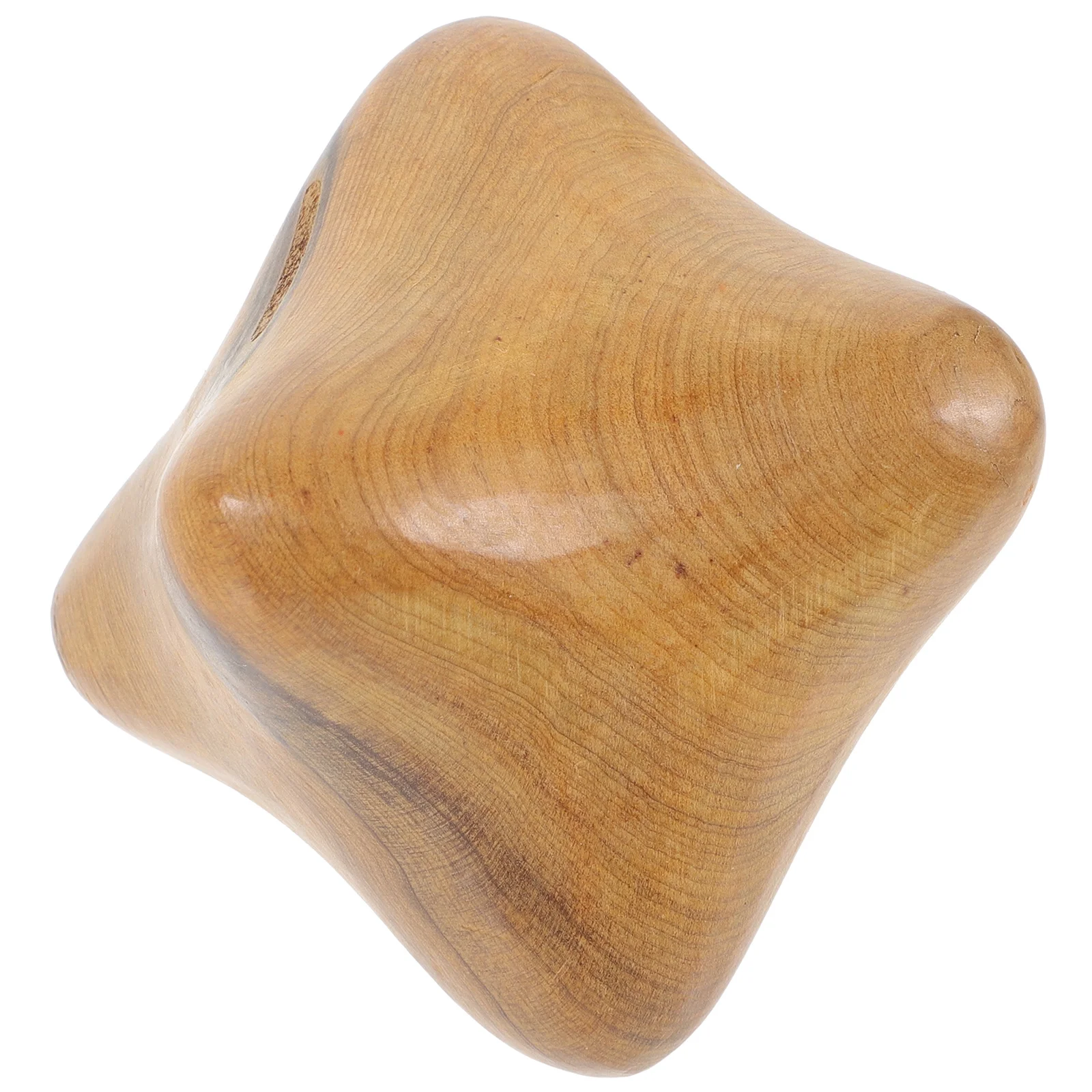 جهاز تدليك يدوي خشبي مع أسطوانة نقاط الوخز بالإبر للعلاج بالتعكاس وأداة كرة صحية لتمارين اليد