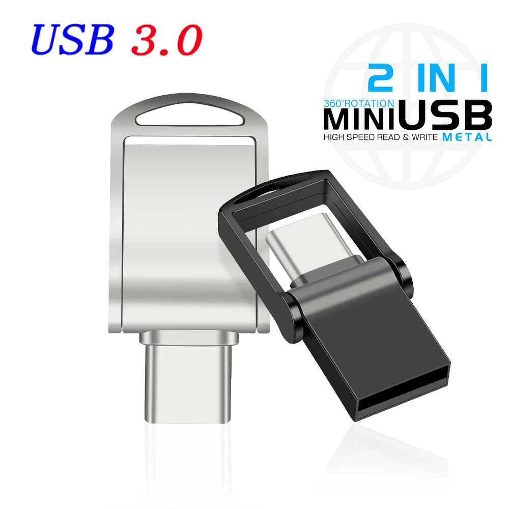 pen-drive-metalico-128gb-type-c-usb30-2-em-1-pen-drive-de-memoria-64gb-presente-corporativo-pen-drive-usb-30-de-alta-velocidade-32gb-u-disk-16gb