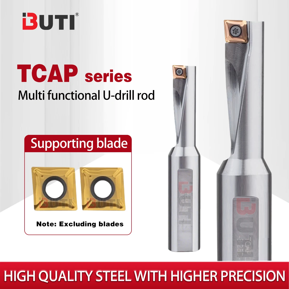 

TCAP 08R 12R 20R 2.25D 3.25D Boring Drilling And Turning Integrated TANK Multifunctional U-shaped Drill Bit Single Blade U-drill