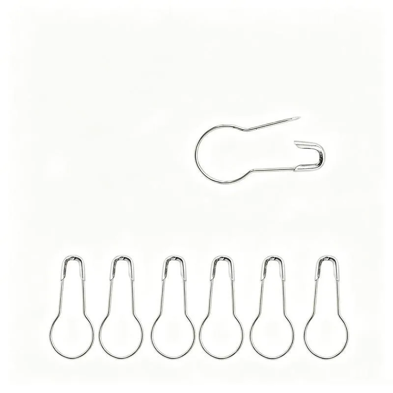 54 pcs Gourd Safety Pins, Gourd-Shaped Head, DIY Craft Projects Clothing Label Fixing, Durable Iron Material