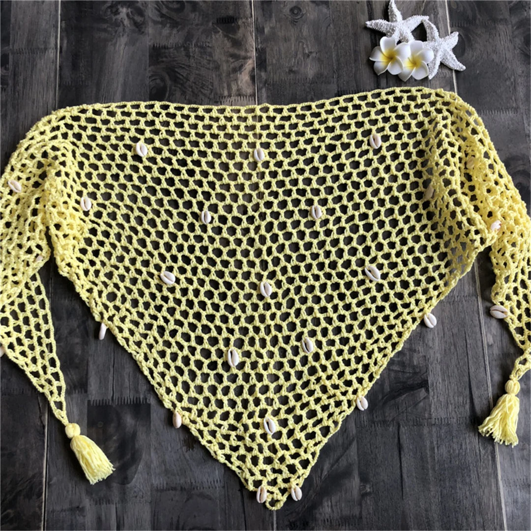 4 Farben, ausgehöhltes, gehäkeltes Sarong-Pareo, Strandkleid, Strandtuch, Strandmode, Damen, V7010 – Detail 26