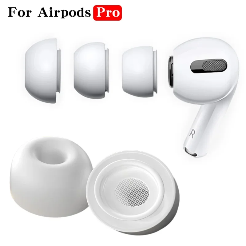 New Soft Silicone Earbuds Earphone Cases Earplug Cover for Apple Airpods Pro 1/2 Headphone Eartip Ear Tips Airpods Earcap Plug