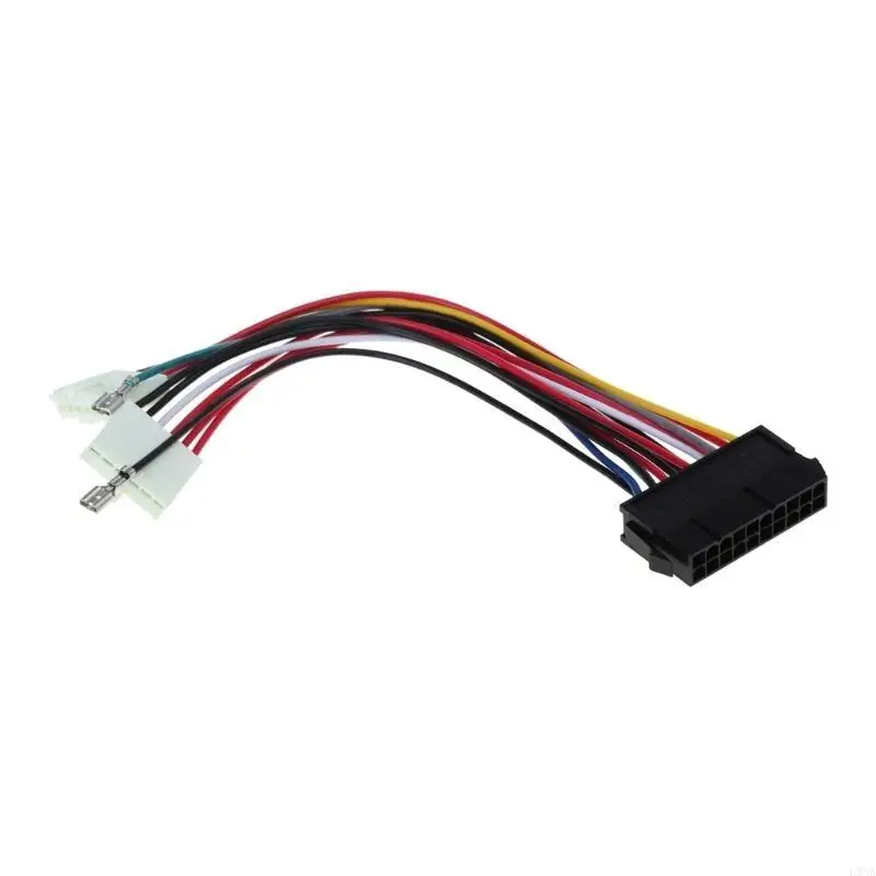 L9NA ATX 20pin to 2x 6Pin Power Converter Cable For 286 386 486 586 Old Computer