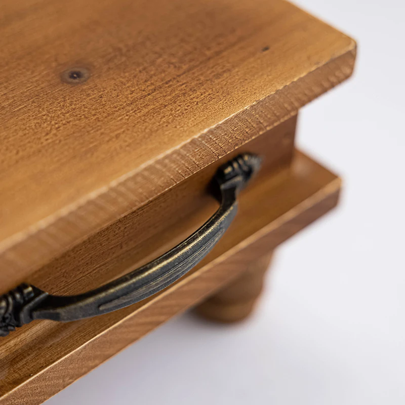 Mini tabouret rétro en bois blanc pour nouveau-né, table de photographie, accessoires auxiliaires de pose pour bébé, accessoires de prise de vue en studio, accessoires photo