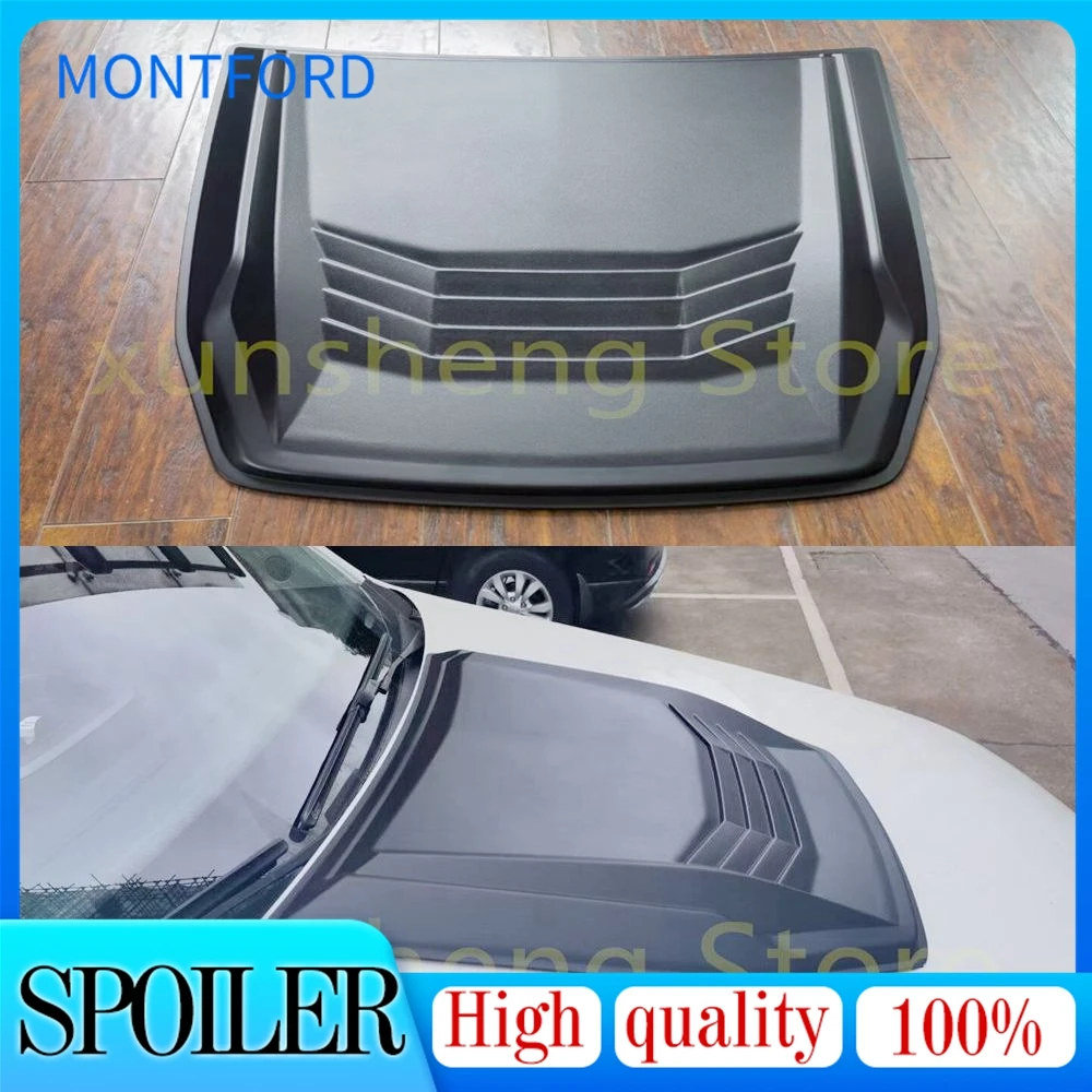 

Abs Black Bonnet Scoop Hood Cover Pickup Truck Hood Cover High Quality For Nissan Navara Np300 Hilux Revo Rocco VW Amarok