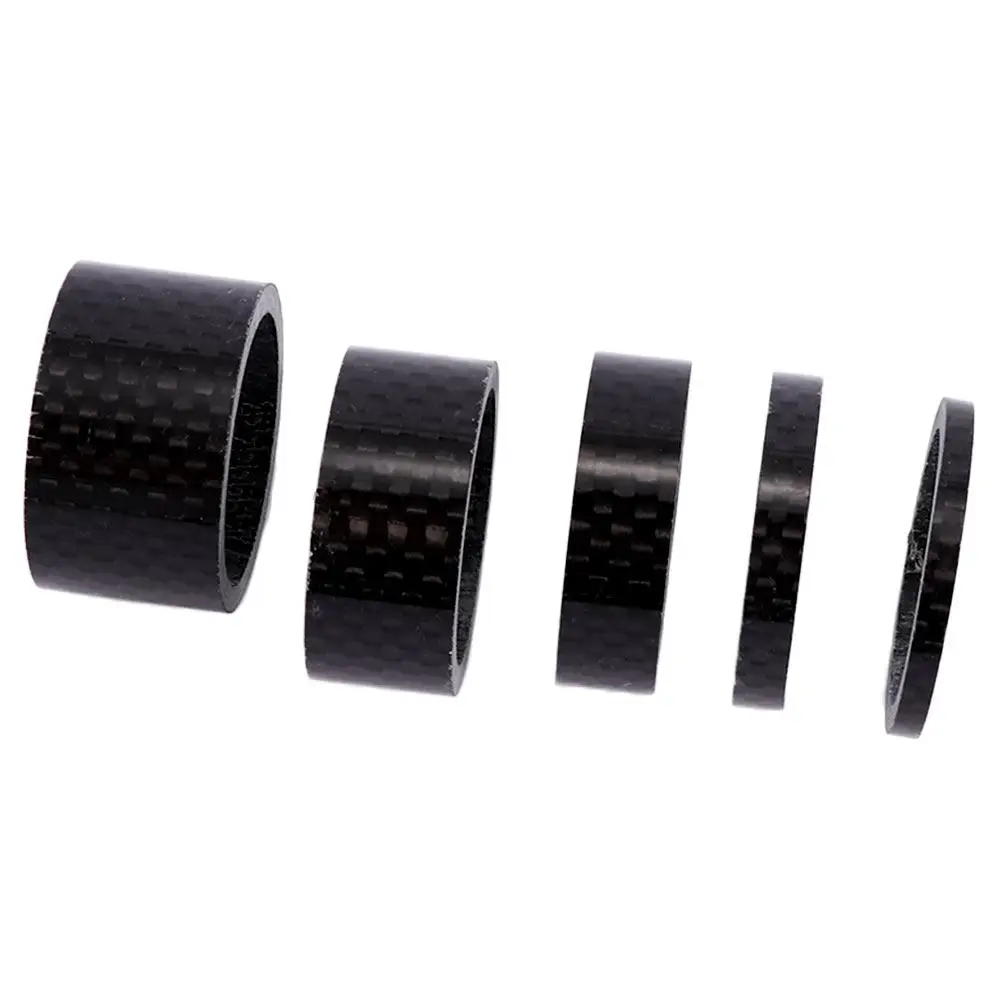 1pcs/5pcs 28.6mm Handle Bar Carbon Fiber Front fork 1-1/8" Washer Spacer Headset ring Spacing
