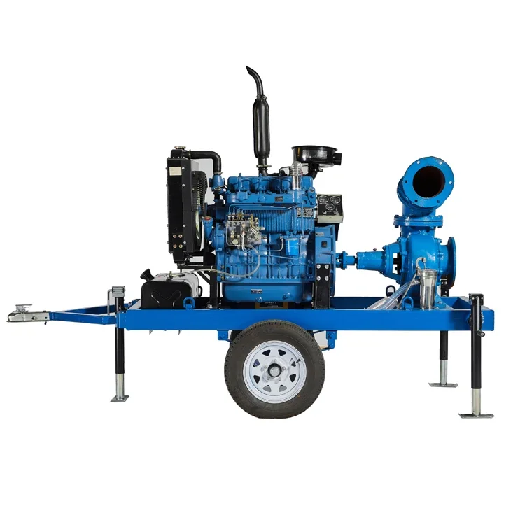 Mixed Flow Hight Pressure Water Jet  Pump Farm Agriculture Irrigation Water Pump With Trailer