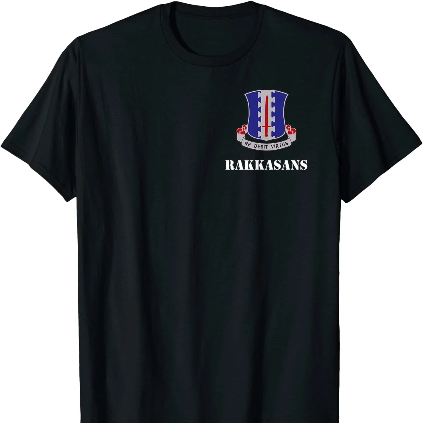 101st Airborne - 187th Regiment DUI - Rakkasans T Shirt. Short Sleeve 100% Cotton Casual T-shirts Loose Top Size S-3XL