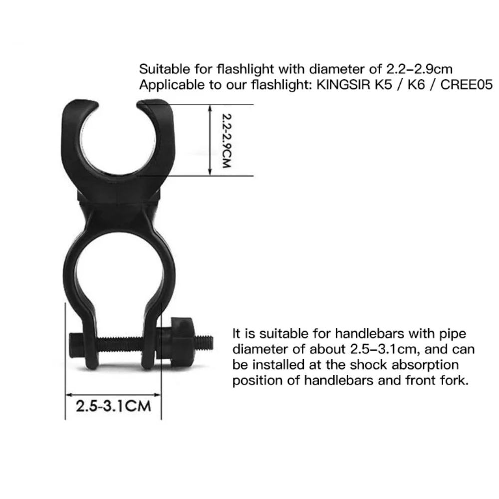 2000 Lumens 3 Modes Cycling Flashlight Clip Lantern Rainproof Front Lamp Bike Light Set Led Powerful Flashlight