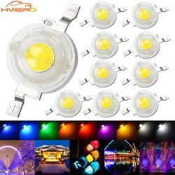 10Pcs 1W High Power LED Chip Lamp Bulb 110-120LM Bead Line Emitter Diode White Red Green Blue Yellow DIY Led Lights Decoration