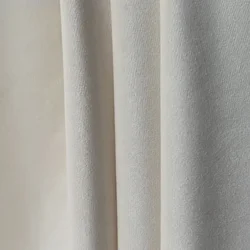 Fashion Beige Velvet Curtains for Living Dining Room Bedroom Cream Royal Hotel Milk White American Gentle Window Luxury