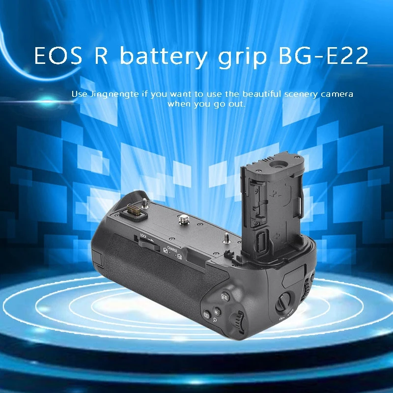 BG-E22 Handle Battery Box Suitable For Canon Camera Handle LPE6/E6N Battery EOS R Battery Box(US Plug)