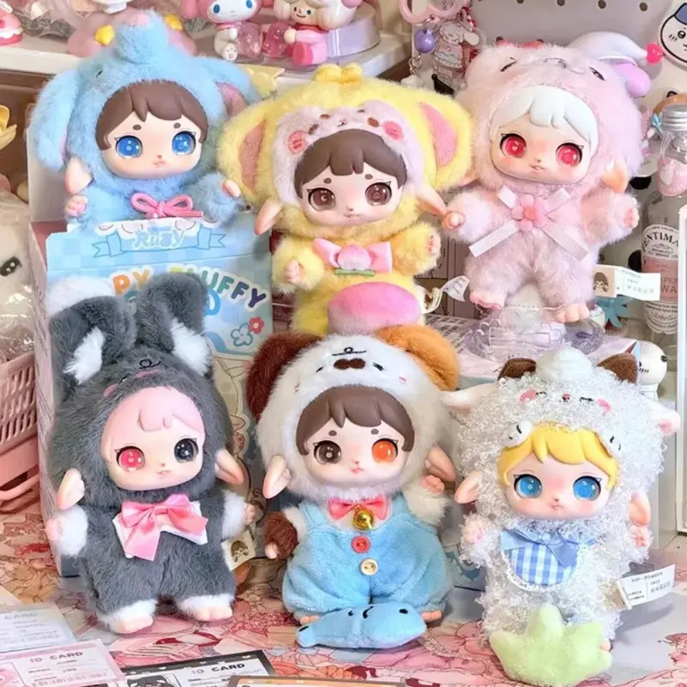 

Подлинная рубиновая пушистая серия слепая коробка Kawaii Ruby виниловая кукла с лицом Mystery Box экшн-фигурка индивидуальная подвеска кукла подарок
