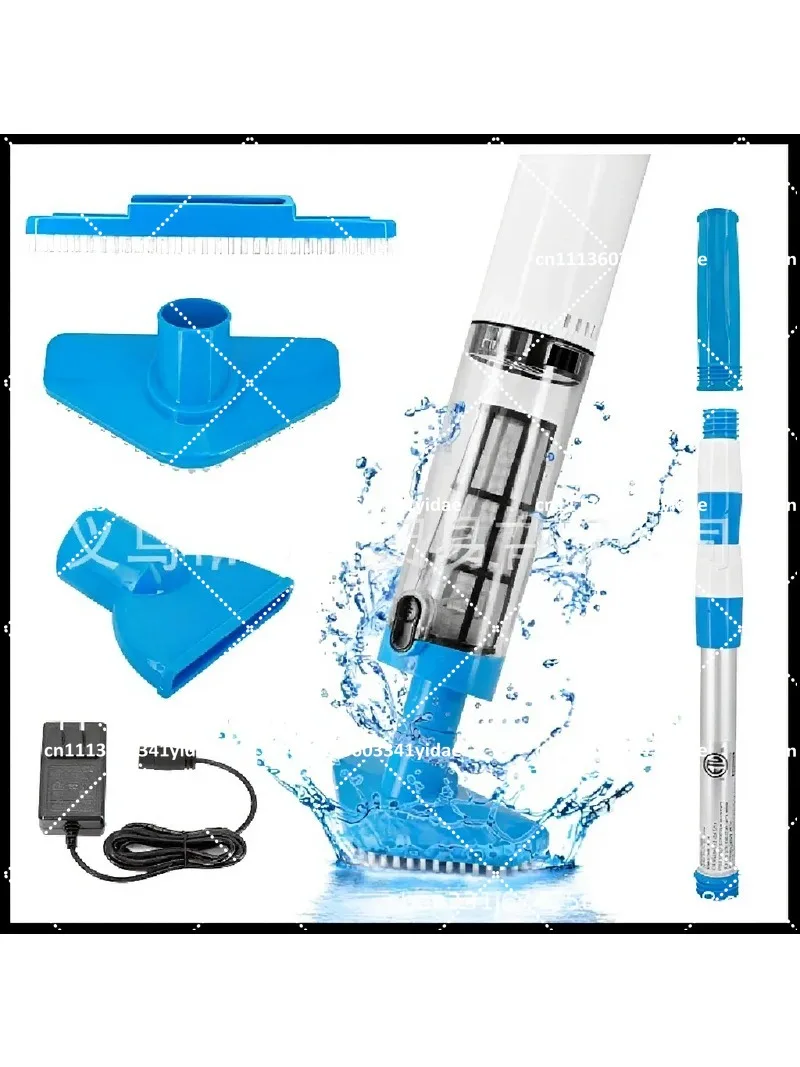 Vacuum Cleaner, For Spa, Hot Tub & Small Pool, Equipped with Immersion Sensor and Brush Suction Nozzle