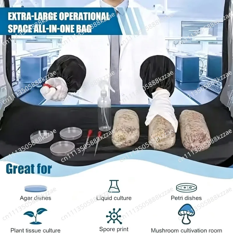 Large Stationary Air Box Mushroom Growing Tent - 38x20x25 Inches Large Clean Air Work Station
