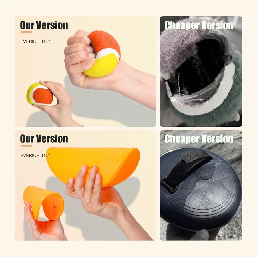 Juego de lanzamiento y atrapa pelotas: juegos de interior y exterior para niños de 3 a 12 años, juguete acuático para piscina de arena y playa, incluye 2 paletas y 2 bal adhesivos