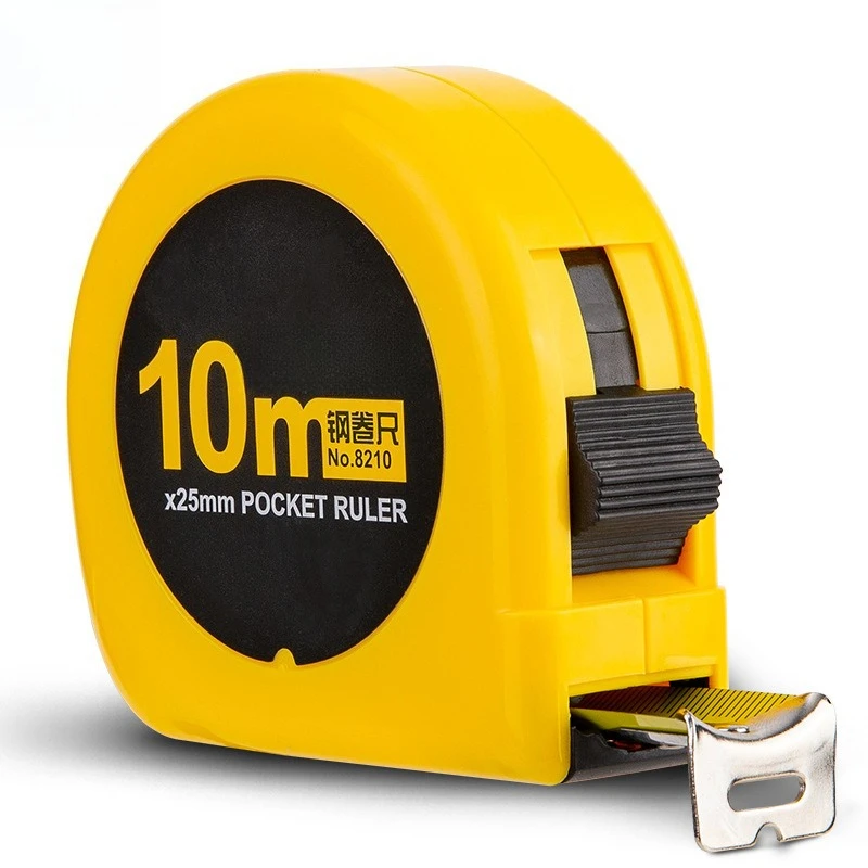 

8210 steel tape measure 10m woodworking ruler decoration measuring ruler