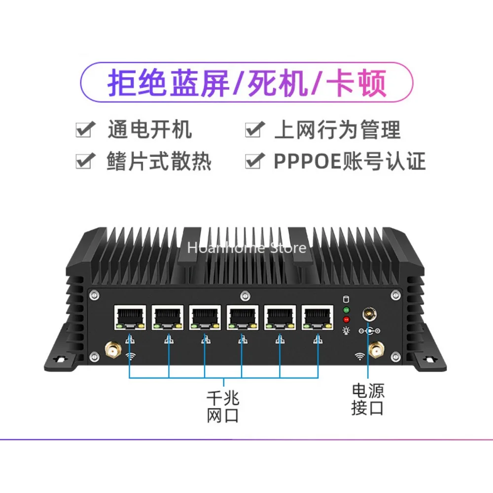 I5 10210u Gigabit Six-Port HD Mini-Host