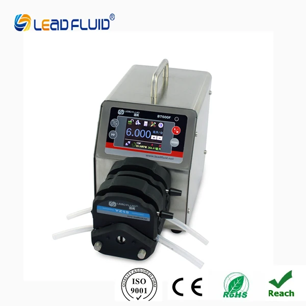 BT600F 2xYZ15 Lab Industrial Chemical Medical Intelligent Dispensing Dosing Peristaltic Pump Liquid 0.006-2300 ml/min