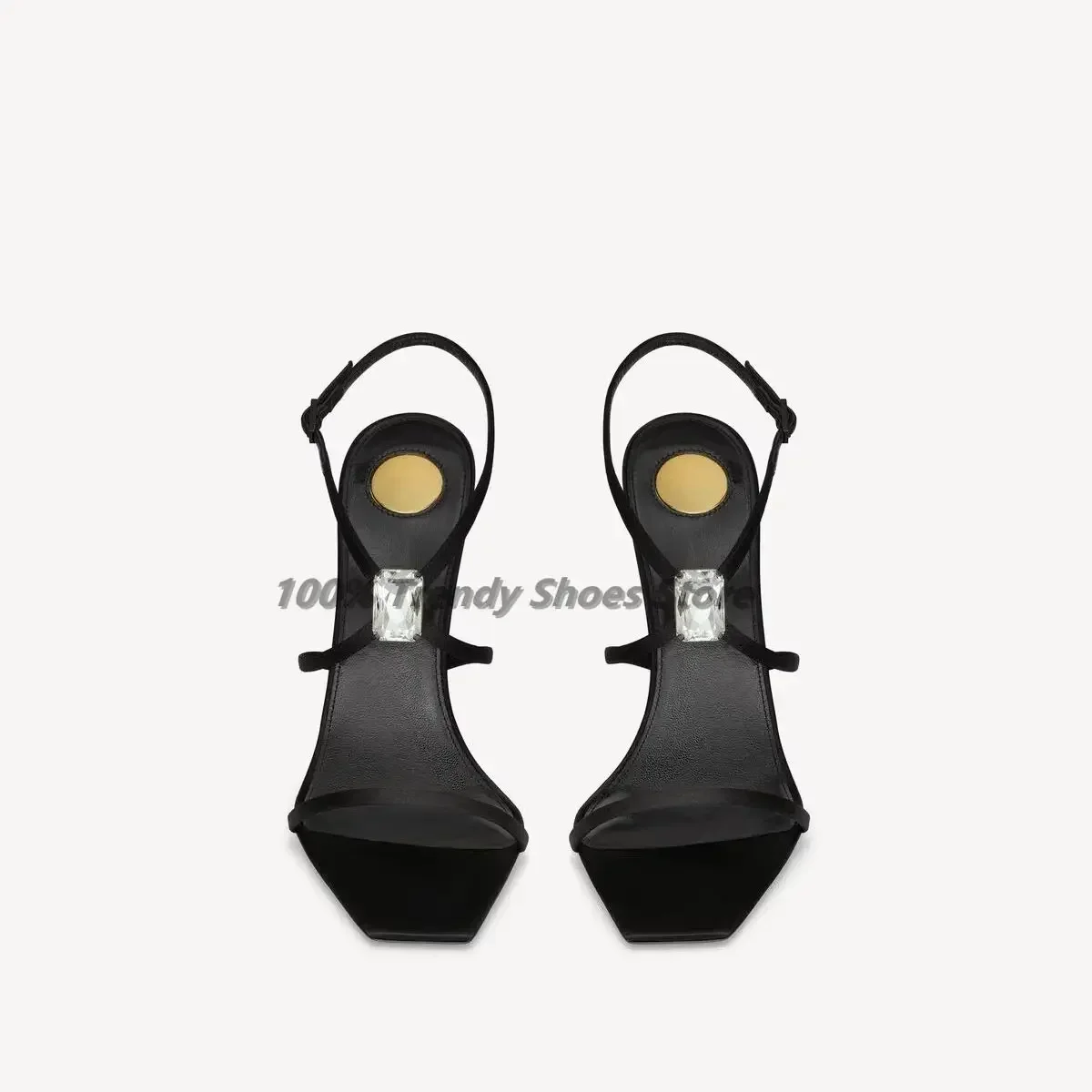 Hot Selling Slim Heel And Slim Strap Combination Sexy High-heeled Sandals Fashionable Runway Style Women's Shoes