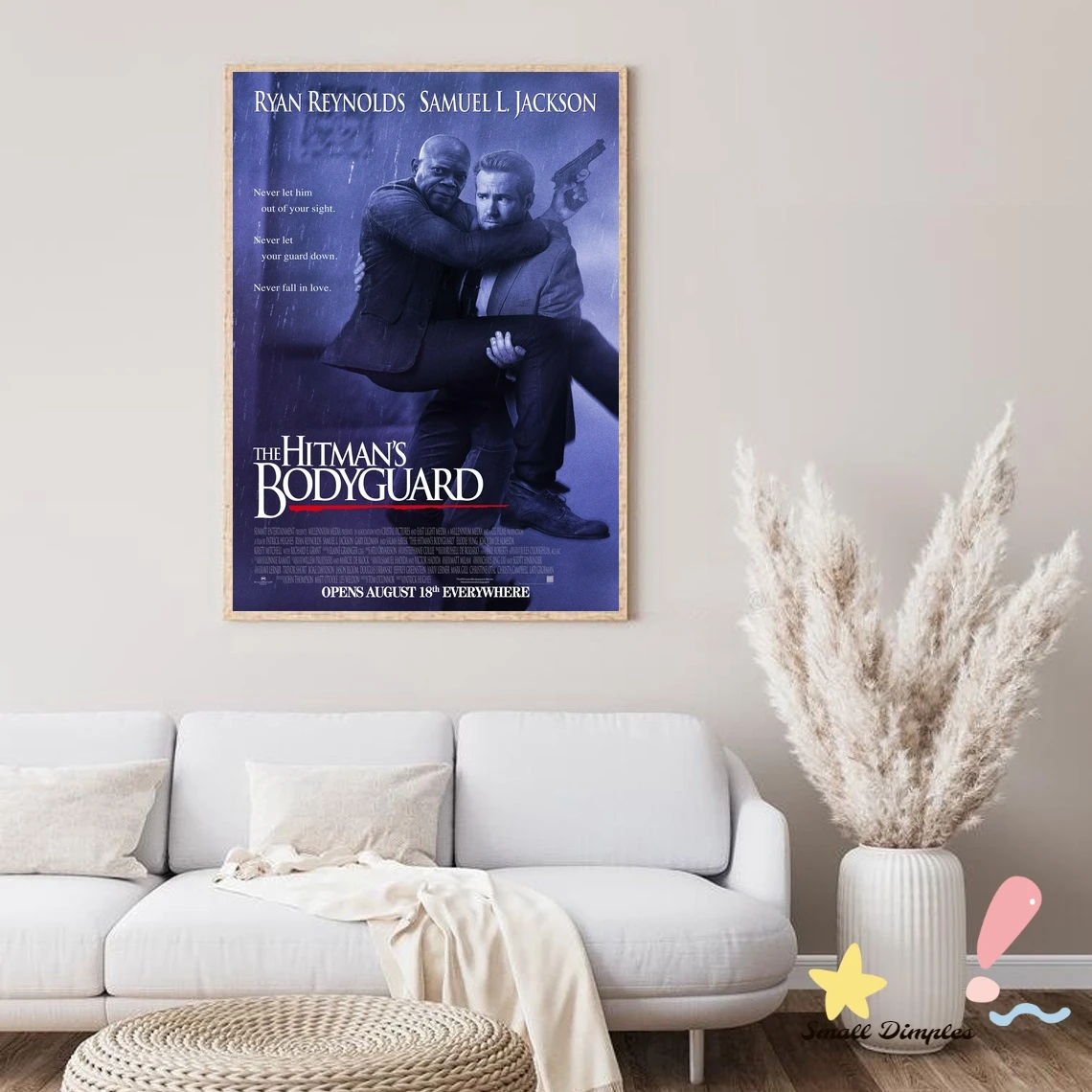 The Hitman's Bodyguard Movie Poster Canvas Art Print Home Decoration Wall Painting ( No Frame )