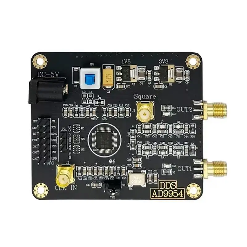

AD9954 DDS Signal Generator Module Sine Wave/Square Wave RF Signal Source 400MHz Master Frequency Development Board
