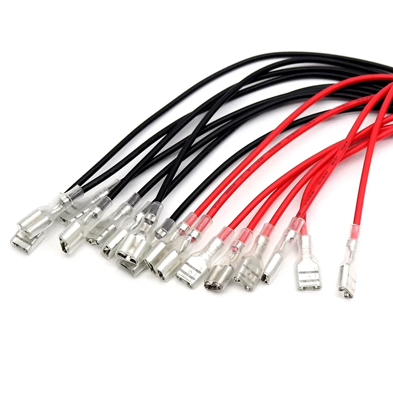 2.8MM 4.8MM 6.3MM, spring insert, female terminal wire, sheathed single and double-headed connecting wire.