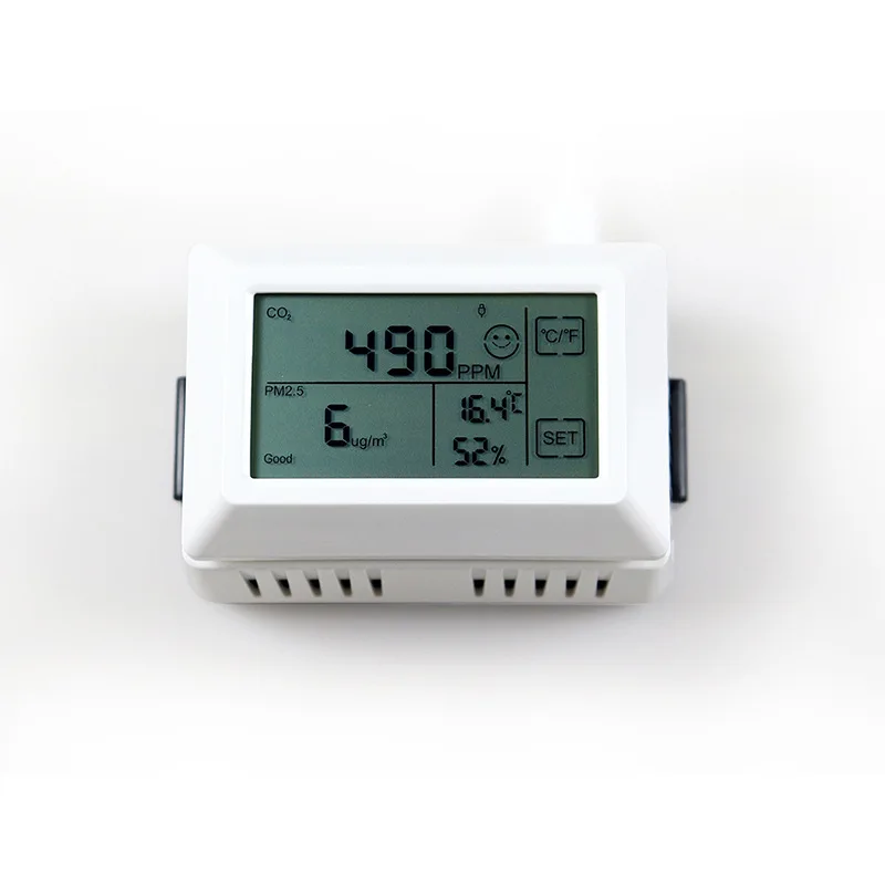 Utility 7-in-1 Indoor Sensors CO2, PM1.0, PM2.5, PM4.0, PM10 Temperature And Humidity