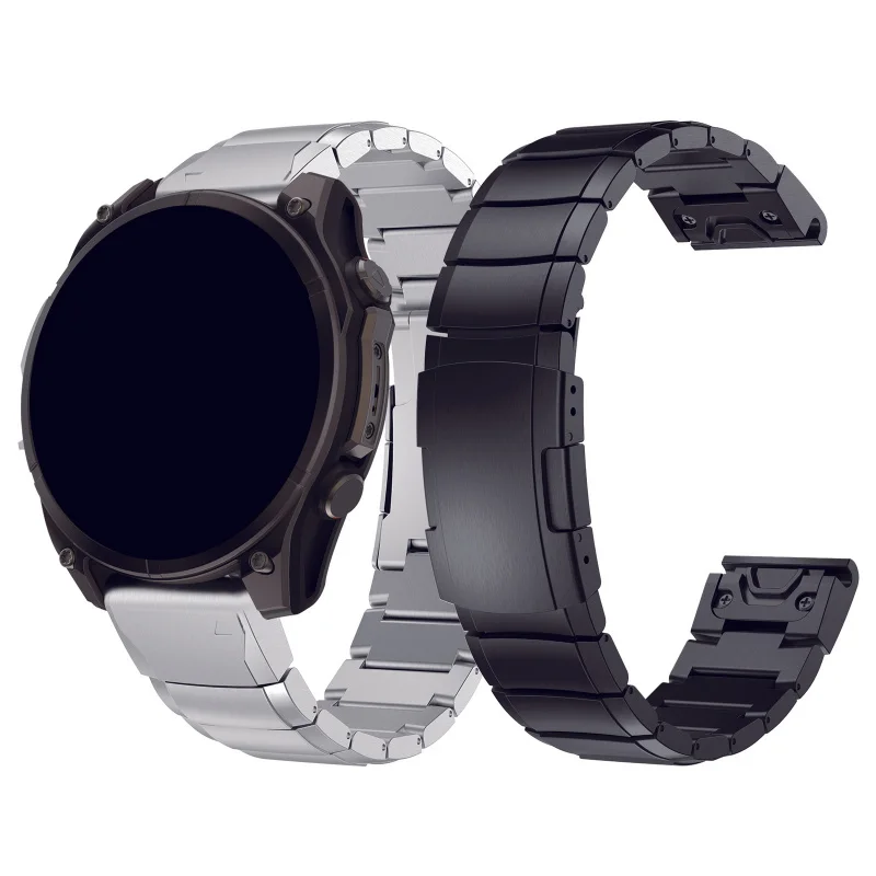Quickfit for 20/22/26Mm Interface Watch Band for FENIX8 43Mm/47Mm/51Mm a Single Stainless Steel Quick-Release for Men And Women