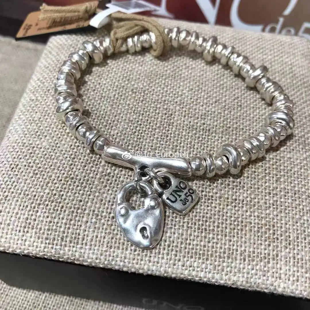 YS High Quality European and American Original Fashion Electroplating 925 Silver Unique Beads Bracelet Jewelry Festival Gift