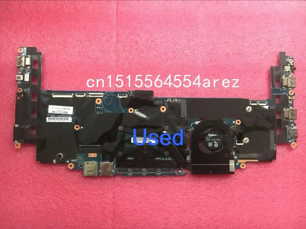 Used For Lenovo ThinkPad X1 CARBON 4th X1 Yoga 1st Gen Motherboard Mainboard i7-6600 CPU 16GB With Fan FRU 01AX813 view 2