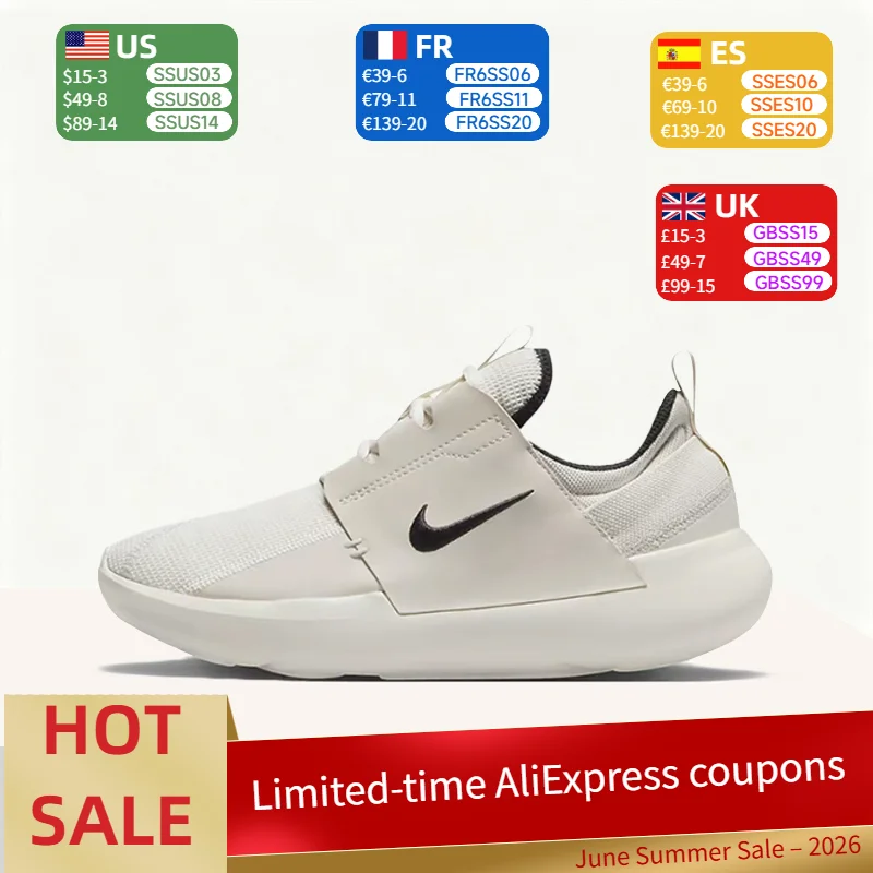 

Nike E-Series AD Minimalist Fashion Soft Breathable Comfort Shock-Absorbing Low-Top Casual Shoes Women's White DV8405-100