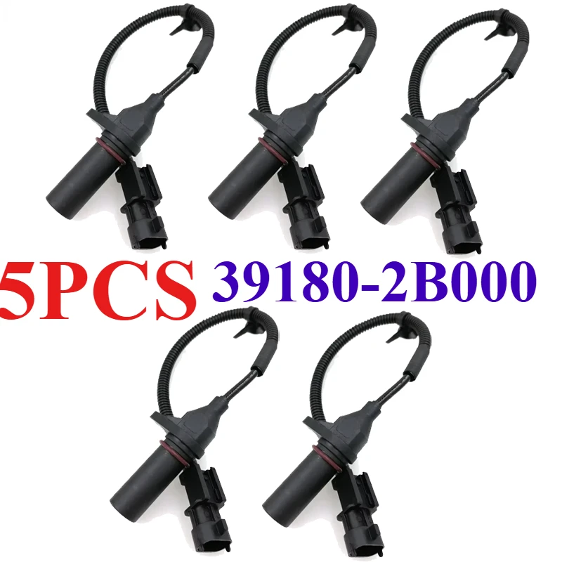 5Pcs 39180-2B000 Car Crankshaft Position Sensor Fits For Hyundai i20 i30 i40 KIA Accent GL GLS GS L SE Rio EX LX SX 391802B000