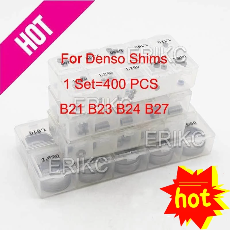 B21 B23 B24 B27 Diesel Nozzle Washer For Denso High Accuracy Adjusting Shims 400pcs Common Rail Injector Nozzle Valve Gasket