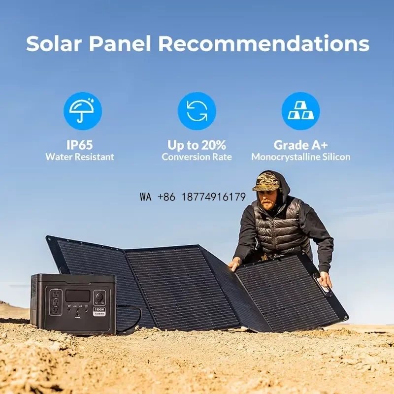 wmwmnu   Instock Lifepo4 Energy System Tragbare Powerstation Fast Charge 1488Wh Portable Power Station 1500 Watt Solar