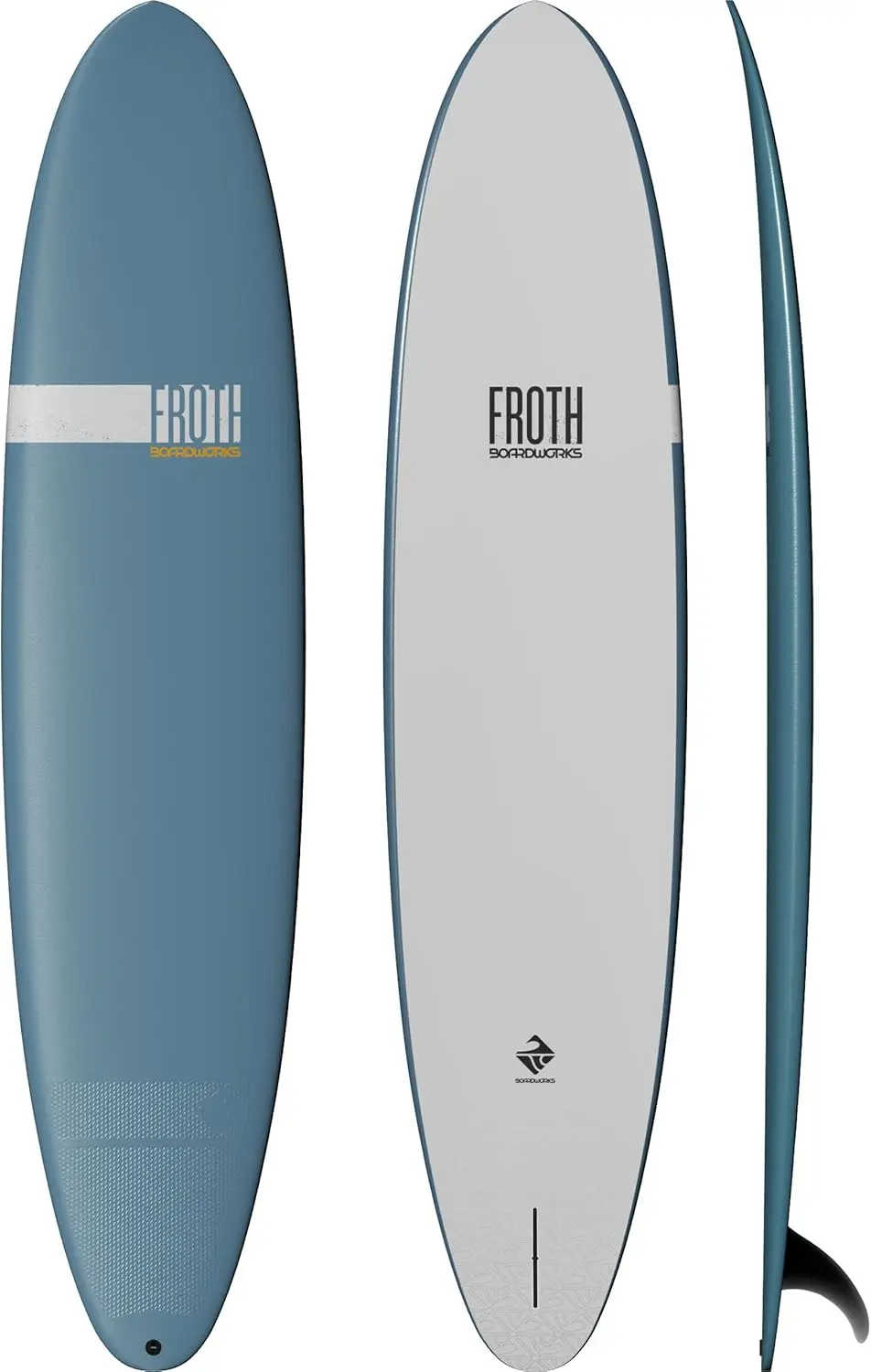 Froth – Soft Top Surfboard – Wakesurf Board – 3 Colors - 5 Sizes from 5’ to 9’