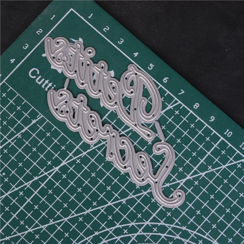 Francuskie słowo metalu wykrojniki dla majsterkowiczów Scrapbooking Die Cut nowe cięcia robienie papierowych kart rzemiosło tłoczenie witamy — zdjęcie 5