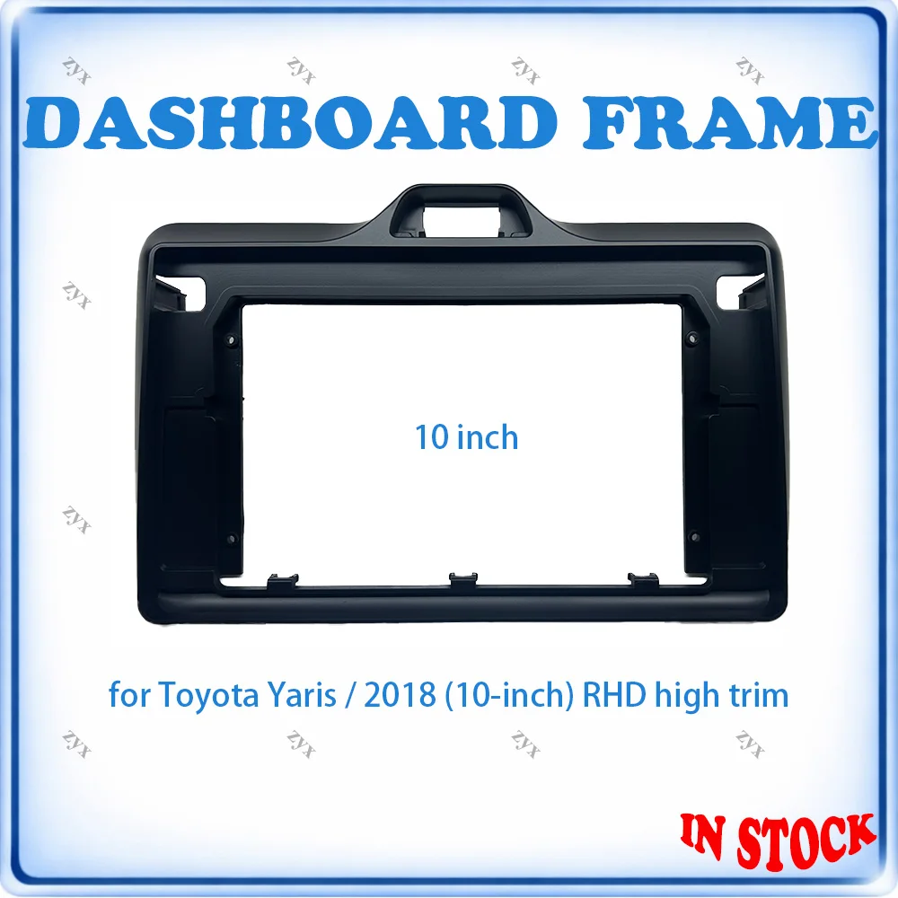 

Рамка для автомагнитолы Toyota Yaris 2018, 10 дюймов, RHD, высококачественная, с проводкой Canbus