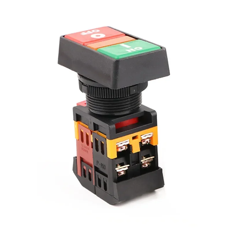 

PPBB-30N Двойной кнопочный переключатель Start-stop со светодиодной лампой (монтажное отверстие 30 мм) (6/12/24/36/48 В постоянного тока 110/220/380 В)