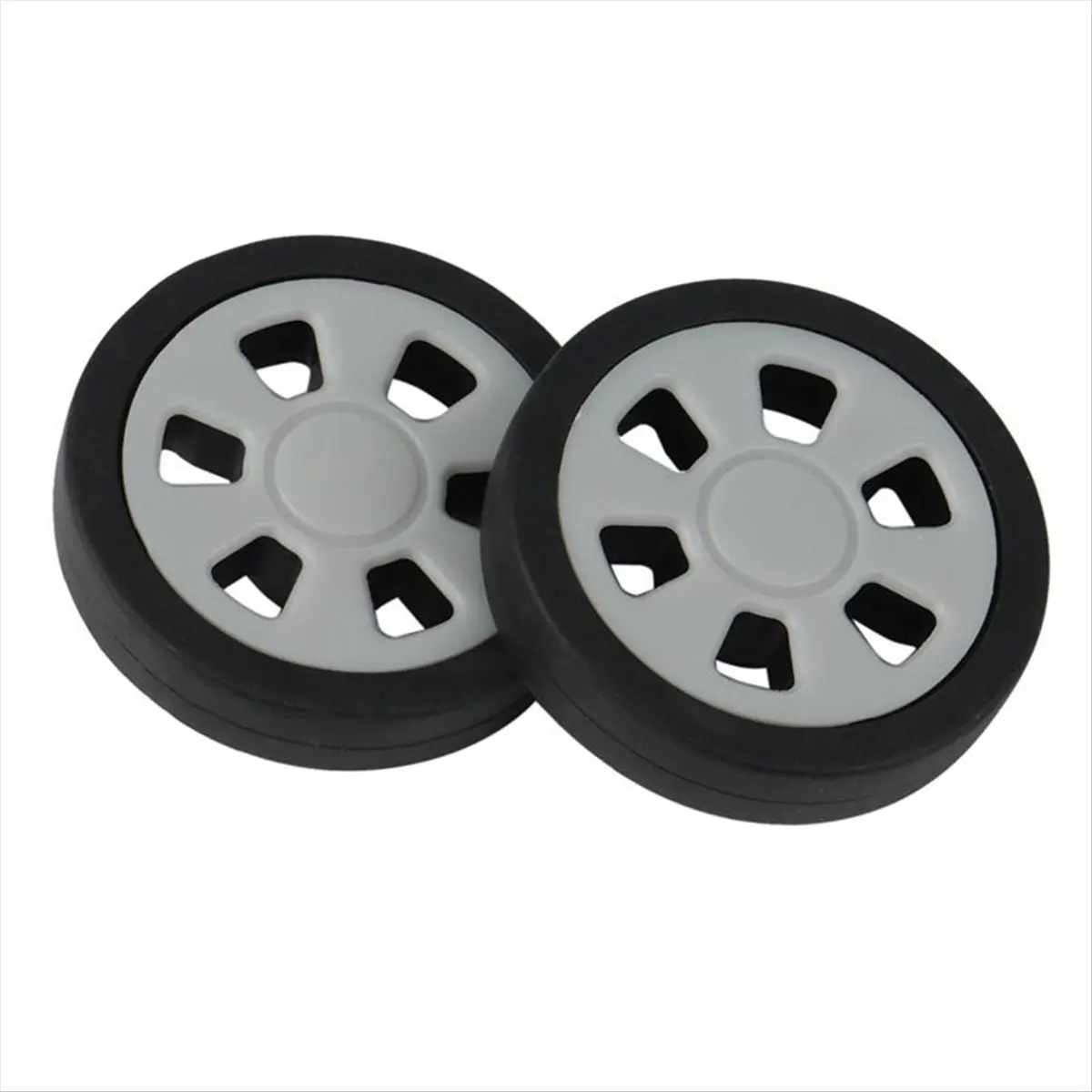 #96L 2X Luggage Accessories Wheels 55X12Mm,luggage wheels replacement,(Polyurethane)