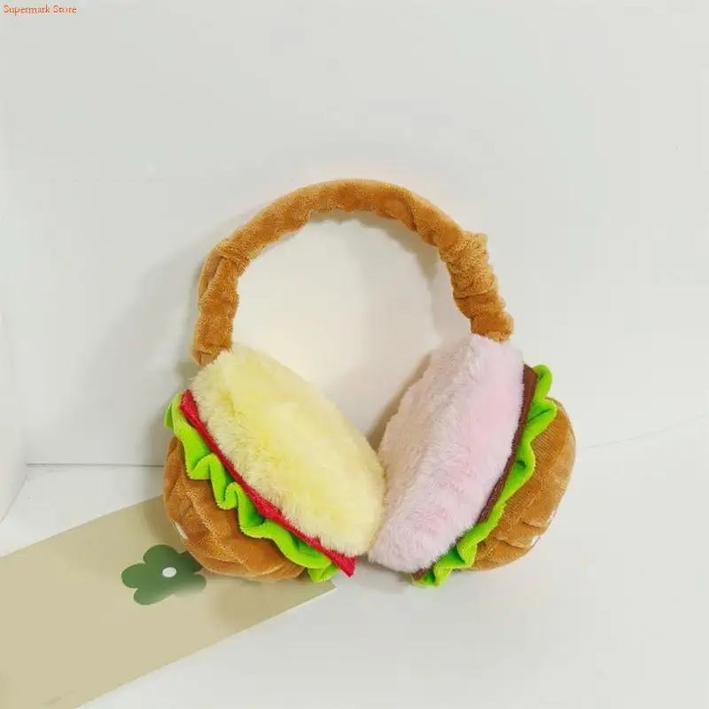 Q5WE القطيفة الكرتونية لتدفئة الأذن للنساء بأحجام مختلفة للرأس والأنشطة الشتوية الخارجية تحافظ على الدفء في الهواء الطلق #1