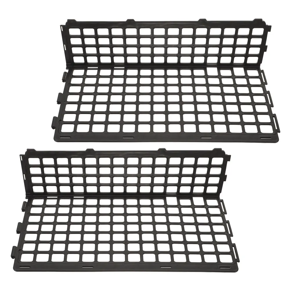 

2 Pcs Fruit Guardrail Vegetable Divider Wire Fencing Shelf Rail Supermarket Display Fresh Food Shelf Guard Reusable Protect