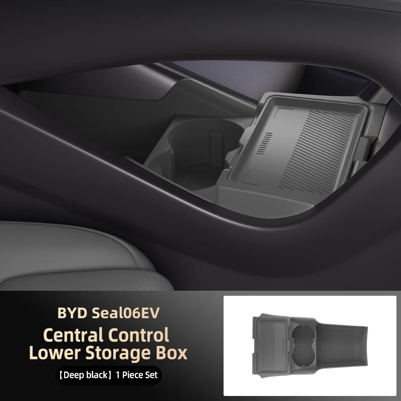 

Горячая распродажа: Органайзер для очков в нижний отсек центральной консоли для BYD Seal 06 EV 2025 года, аксессуары для модификации интерьера автомобиля
