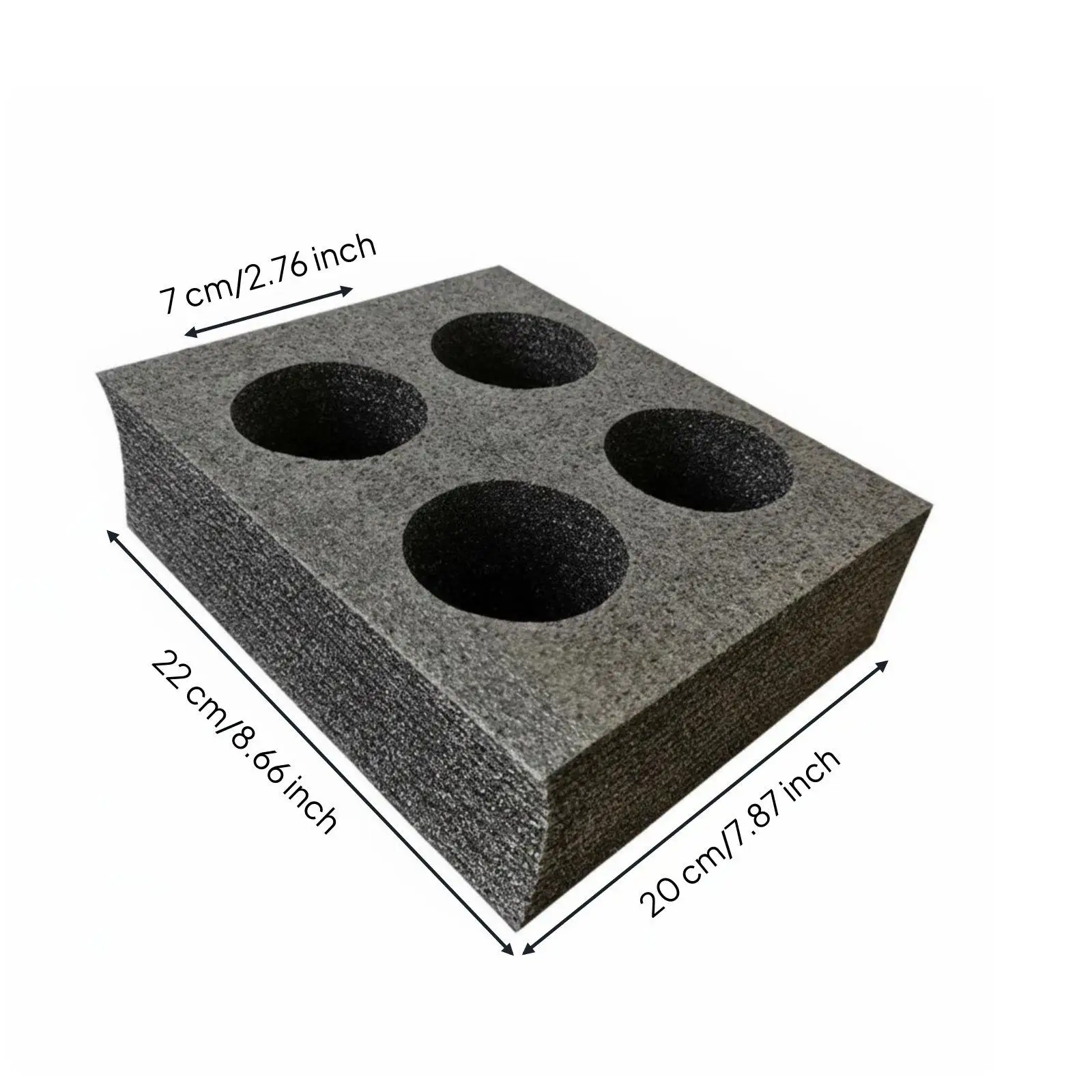 Drink Holder Tray Foam Glass Cup Holder Organizer Insert for Delivery Box and Takeaway Bowls - view 5