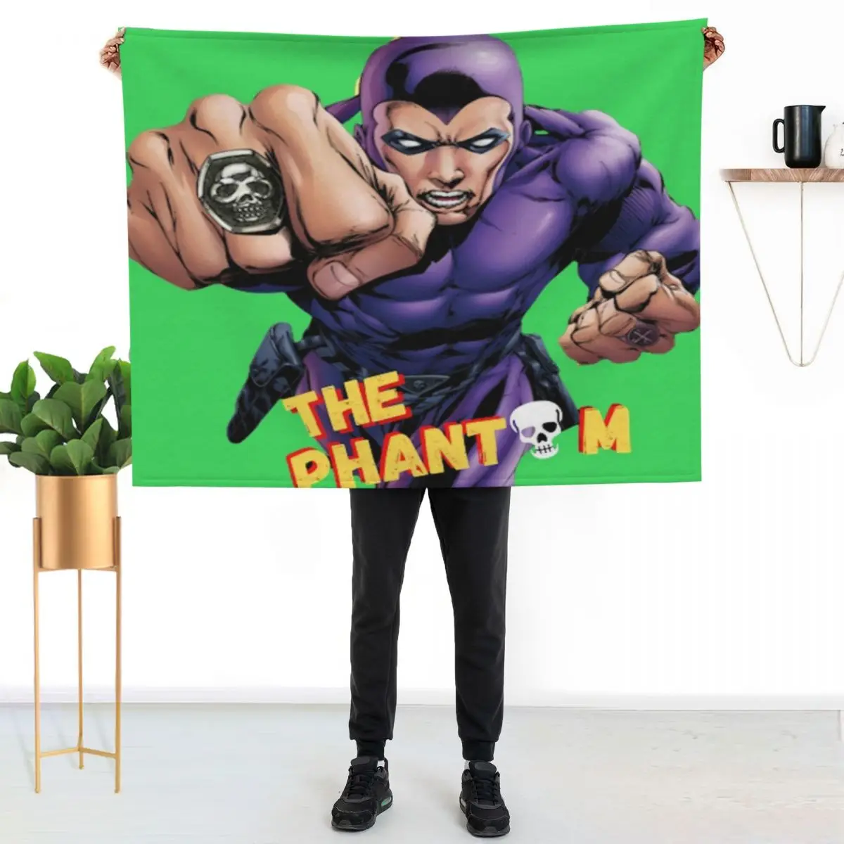Ghost Who Walks : The Mysterious Ghost Throw Blanket Bed Luxury Cute warm for winter For Baby Thermal Blankets