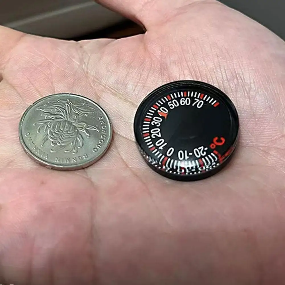 1/3/5/10Pcs 27mm Thermometer Mini Thermometers Waterproof Tester for Home Outdoor Car House Temperature