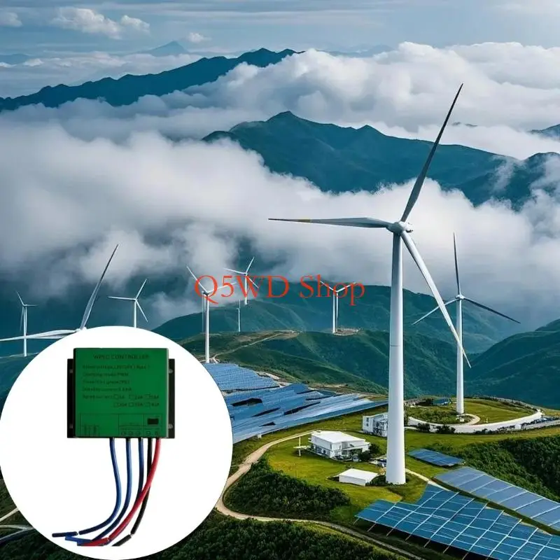 Q5WD Low Controller Regulator with LED Indicators Wind Turbines Generator Controller Wind Generator Controller