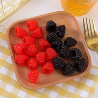 20pcs Artificial Raspberry Fake Simulation Fruit Lifelike For Wedding Table Centerpieces Basket Display Decor Photography Props