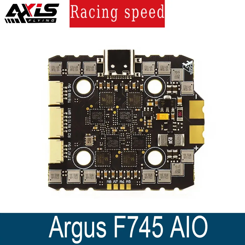 

Axisflying Argus F745 AIO 40A ICM-42688 Al0 12 В Контроллер полета для RC FPV Дрон для фристайла