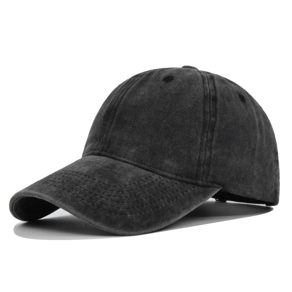 Solid color minimalist baseball cap, versatile for daily casual wear, men's and women's outdoor duckbill cap